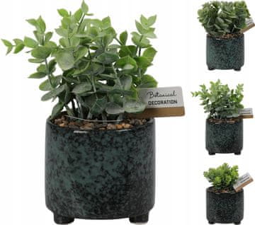 shumee Umetna rastlina v keramičnem lončku premera 20 cm