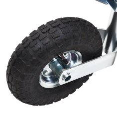 Vidaxl Podporno kolo za prikolico z objemko 48 mm pocinkano jeklo