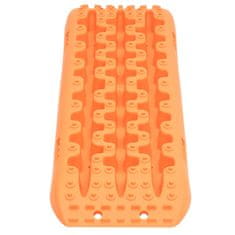Vidaxl Plošča za boljši oprijem 2 kosa oranžna 106x30,5x7 cm najlon