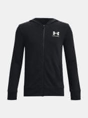 Under Armour Pulover UA Rival Terry FZ Hoodie-BLK YSM