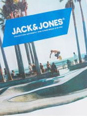 Jack&Jones Moška majica s kratkimi rokavi JJGEM Regular Fit 12221007 White (Velikost S)