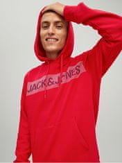 Jack&Jones Moški pulover JJECORP 12152840 True Red Play -3 (Velikost XL)