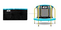 Aga Zaščitna mreža 150 cm za otroško trampolino Svetlo modra