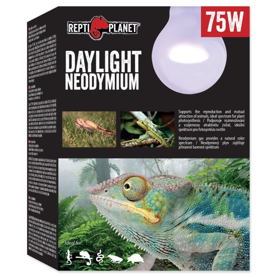 REPTI PLANET Žárovka Daylight Neodymium 75 W