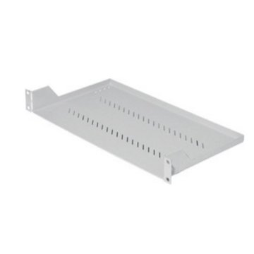 Triton Polica s perforacijo 1U/150 mm, največja nosilnost 15 kg, siva