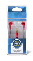 Crono E14R - slušalke za ušesa, 3,5-milimetrski priključek, rdeče barve