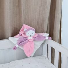 Doudou Darilni set - plišast rožnati medvedek 24 cm