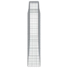 Vidaxl Obokane gabion košare 25kosov 400x50x200/220cm pocinkano železo