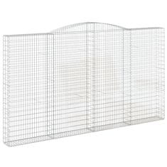 Vidaxl Obokane gabion košare 25kosov 400x50x220/240cm pocinkano železo