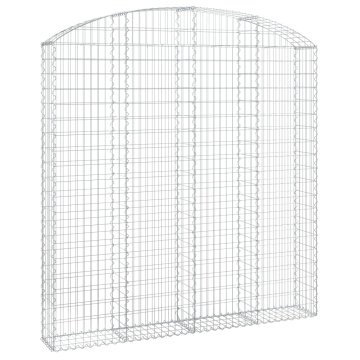 Vidaxl Obokana gabonska košara 200x30x200/220 cm pocinkano železo