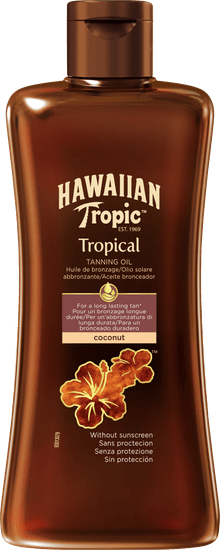 Hawaiian Tropic Tropic Tropical olje za porjavitev s kokosom, 200 ml