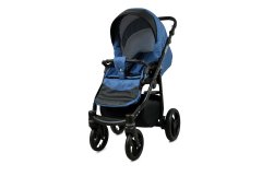 Babylux Axel Jeans | 2v1 Kombinirani Voziček kompleti | Otroški voziček + Carrycot