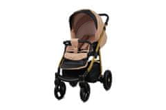Babylux Axel Beige | 2v1 Kombinirani Voziček kompleti | Otroški voziček + Carrycot