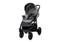 Babylux Axel Grey | 2v1 Kombinirani Voziček kompleti | Otroški voziček + Carrycot