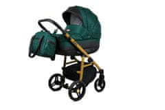 Babylux Axel Bottle Green | 2v1 Kombinirani Voziček kompleti | Otroški voziček + Carrycot