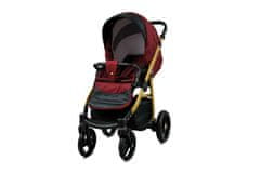 Babylux Axel Plum | 4v1 Kombinirani Voziček kompleti | Otroški voziček + Carrycot + Avtosedežem + ISOFIX