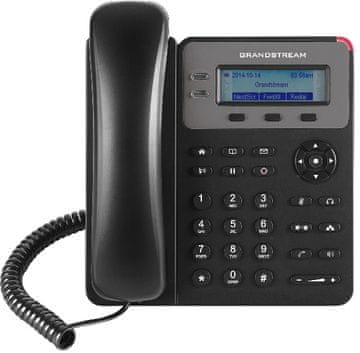 Grandstream GXP1615, 2,95-palčni zaslon LCD, 1 račun SIP, 3 gumbi za upravljanje, dvojni 10/100 MBps, PoE