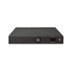 Planet FGSD-1022VHP PoE stikalo, 8x100, 2x1000-TP/SFP, LCD, VLAN, način razširitve 10Mb do 250m, IEEE 802.3at&lt;120W