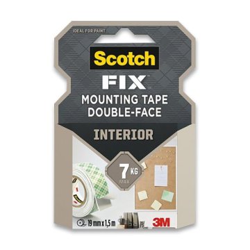 Scotch 3M dvostranski montažni trak - 19 mm × 1,5 m