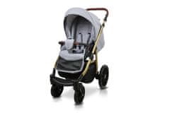Babylux Aspero Silver Flex | 3v1 Kombinirani Voziček kompleti | Otroški voziček + Carrycot + Avtosedežem