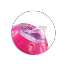 BabyOno Skodelica brez pretoka z mehkim ustnikom Natural Nursing 180 ml vijolična