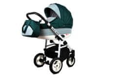 Babylux Alu Way Bottle Green | 3v1 Kombinirani Voziček kompleti | Otroški voziček + Carrycot + Avtosedežem