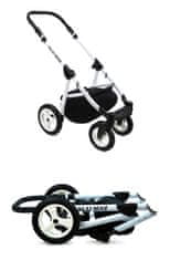 Babylux Alu Way Dark Grey | 2v1 Kombinirani Voziček kompleti | Otroški voziček + Carrycot