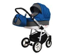 Babylux Alu Way Indygo Square | 2v1 Kombinirani Voziček kompleti | Otroški voziček + Carrycot