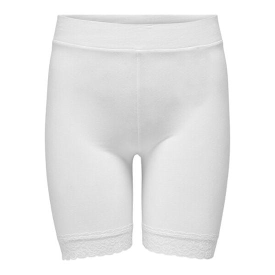 Only Carmakoma Ženske kratke hlače CARTIME Skinny Fit 15176215 White