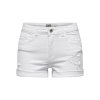 Ženske kratke hlače JDYBLUME Tight Fit 15293951 White (Velikost L)