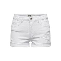 Jacqueline de Yong Ženske kratke hlače JDYBLUME Tight Fit 15293951 White (Velikost L)