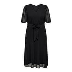 Ženska obleka CARCELINA Regular Fit 15295288 Black (Velikost 3XL)