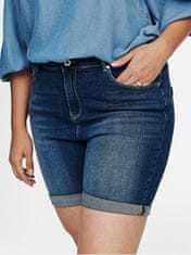 Only Carmakoma Ženske kratke hlače CARLAOLA Skinny Fit 15222766 Medium Blue Denim (Velikost XXL)