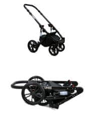 Babylux Lumio Flaxen | 3v1 Kombinirani Voziček kompleti | Otroški voziček + Carrycot + Avtosedežem