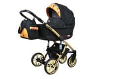 Babylux Lumio Sun Garden | 2v1 Kombinirani Voziček kompleti | Otroški voziček + Carrycot + Avtosedežem