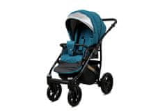 Babylux Miracle Sea Blue | 2v1 Kombinirani Voziček kompleti | Otroški voziček + Carrycot