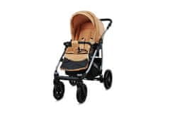 Babylux Qbaro Beige | 2v1 Kombinirani Voziček kompleti | Otroški voziček + Carrycot