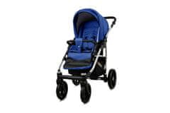 Babylux Qbaro Sapphire | 2v1 Kombinirani Voziček kompleti | Otroški voziček + Carrycot