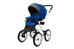 Babylux Rosso Indygo Square | 2v1 Kombinirani Voziček kompleti | Otroški voziček + Carrycot