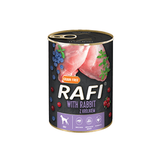 RAFI Rafi mokra hrana z zajcem borovnico in brusnico 12X800g
