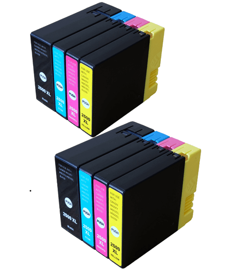 TiskajPoceni Kompatibilne kartuše CANON PGI2500XL (9254B004AA) 2x komplet XL 2xBK,2xC,2xM,2xY za Canon Maxify MB5050, MB5150, MB5350, MB5450, IB4050