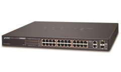 Planet FGSW-2624HPS4 Stikalo L2, 24x100Mb, 2x1Gb SFP, 24x PoE 802.3at 420W