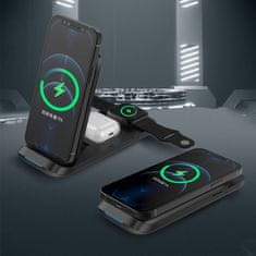 Symfony zložljiv brezžični polnilec v žepu 15 W