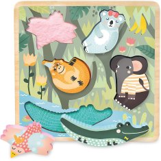 Vilac Jungle Sensory Insert Puzzle