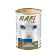 RAFI  mokra hrana z ribami za mačke 415g
