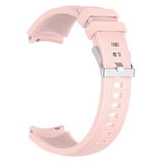 BStrap Silicone Davis pašček za Garmin Vivoactive 4, sand pink