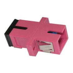 XtendLan SC-SC simpleksni adapter MM, OM4, vijolične barve, za optične omarice