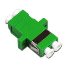 XtendLan LC-LC dupleksni adapter SM, APC, zelen, za optične omarice