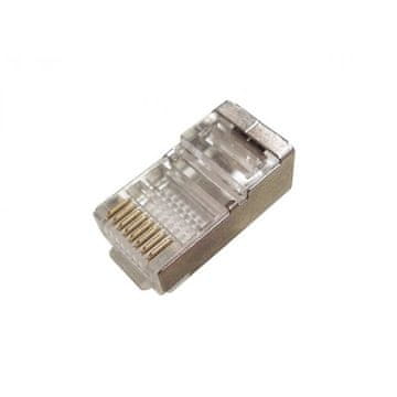 XtendLan STP RJ45 CAT5e priključek, žica, zaščitena, okrogla, 50u