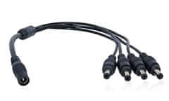 XtendLan Napajalni kabel/razdelilnik 1 do 4, vtič 2,1 mm